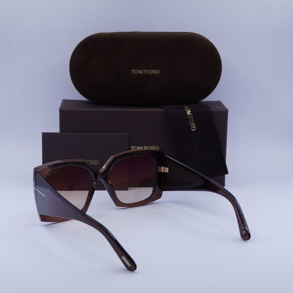 Tom Ford Jacquetta FT0921 48G Square Sunglasses - Brown - Picture 9 of 9